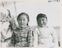 Image of Small boy and girl (Kadha's boy and girl) [Mikivssuk Henningsen and Talilanguak Peary]